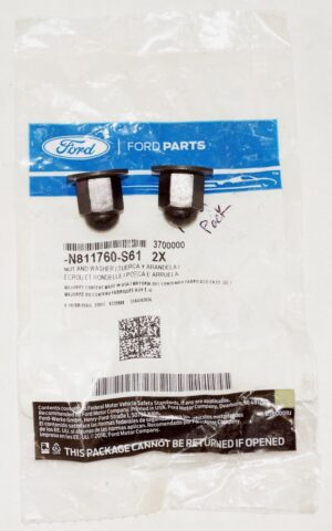 2 Pack Genuine OEM Ford N811760-S61 Hex Nut and Washer Assembly
