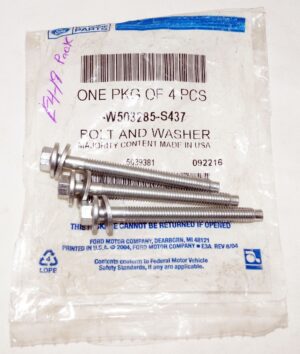 3 Pack Genuine OEM Ford W503285-S437 Engine Cylinder Head Bolt