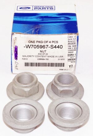 Genuine OEM Ford Axle Nut Hex Head Set of 4 W705967-S440