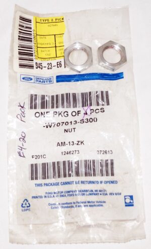 2 Pack Genuine OEM Ford W707013-S300 Wiper Motor Assembly Nut