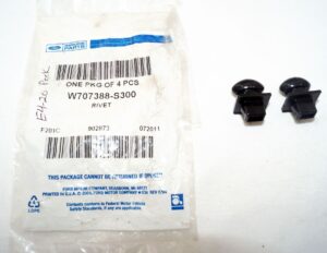 2 Pack Genuine OEM Ford W707388-S300 Bumper Cover Rivet