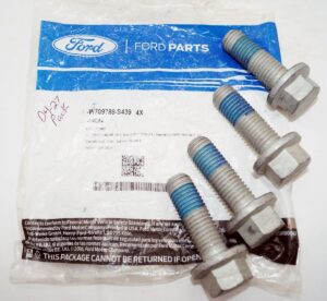 4 Pack Genuine OEM Ford W709789-S439 Disc Brake Caliper Bracket Mounting Bolt