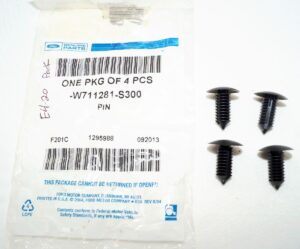 4 Pack Genuine OEM Ford W711281-S300 Trim Pins