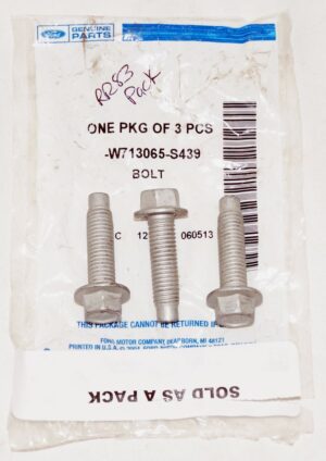 3 Pack Genuine OEM Ford W713065-S439 Steering Column U-Joint Coupling Bolt