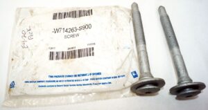 2 Pack Genuine OEM Ford W714263-S900 Fuel Filler Housing Bolt