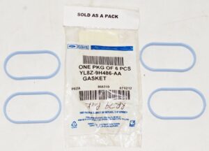 4 Pack Genuine OEM Ford YL8Z9H486AA Air Crossover Gasket Engine Intake Manifold