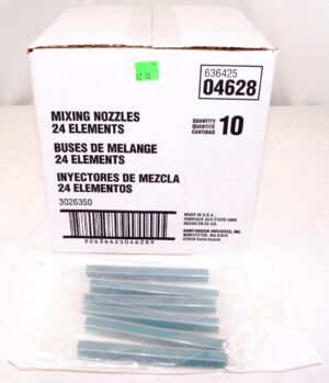 10 Pack - Bag of 6 Norton Green Mixing Tip for 220ml Structural Adhesives 04628