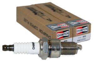 2 Pack 404 Champion Copper Plus Spark Plugs RN12YC