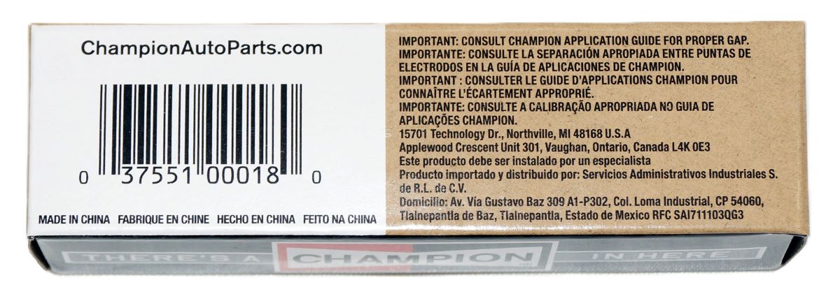 4 Pack 404 Champion Copper Plus Spark Plugs RN12YC - Image 8
