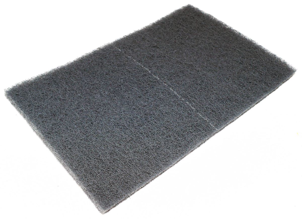 3 Pack Norton Abrasives Bear-Tex 6 x 9 in Gray Non-Woven Hand Pad - 58002 - Image 3