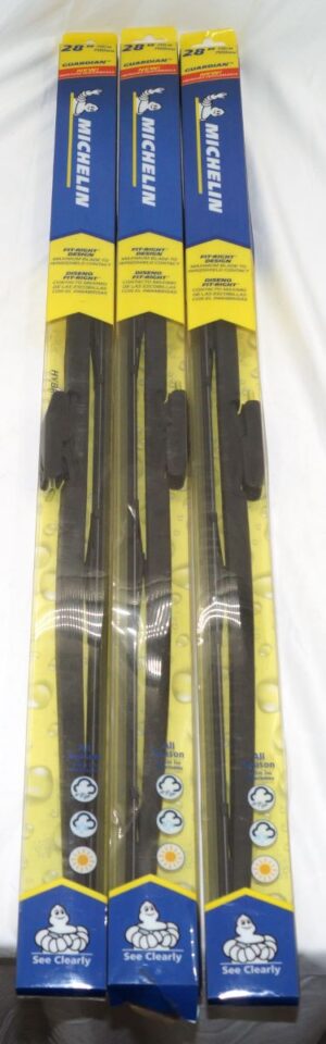 Lot of 3 Michelin 28” Guardian Wiper Blades